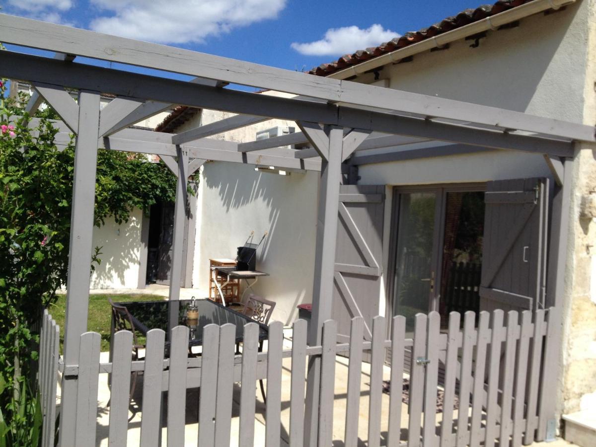 Studio Avec Piscine Privee Jardin Clos Et Wifi A Saint Jean D'Angely Екстер'єр фото